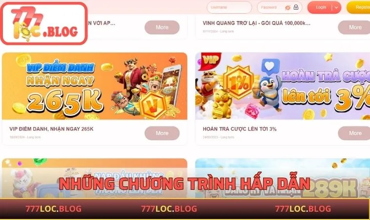 Những chương trình hấp dẫn