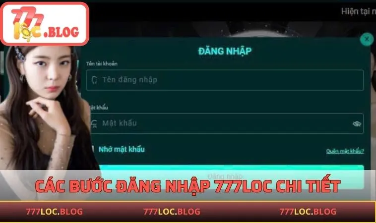 3 bước đăng nhập vào tài khoản 777LOC an toàn